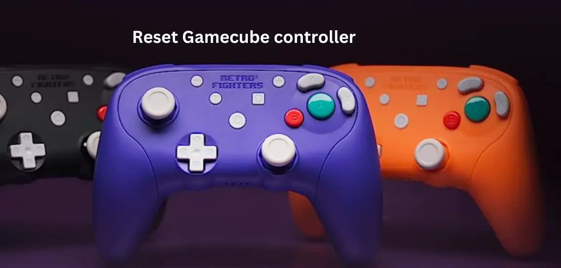 how to reset Gamecube controller