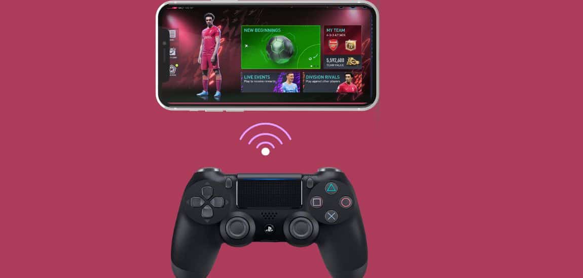 How to connect PS4 controller to fifa mobile