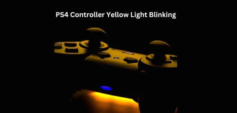 What Does the PS4 Controller Yellow Light Blinking Mean?