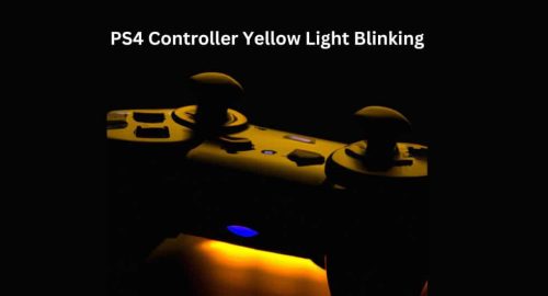 PS4 Controller Yellow Light Blinking